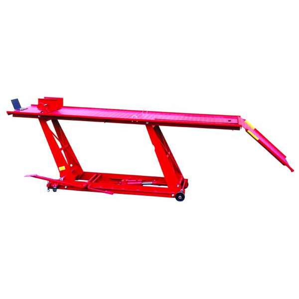 1000LB pneumatic quadrilateral motorcycle lifting platform